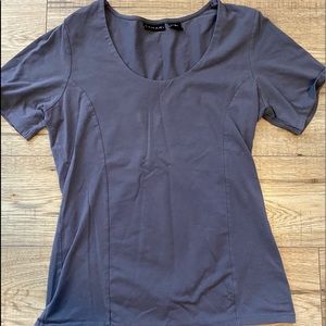 TAHARI Taupe Essential Shirt
